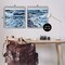 Stupell Industries Breaking Ocean Waves 2 pc Framed Giclee Wall Art Set Design by Melissa Wang